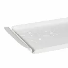 Shërbyer tabaka me lule në hekur të bardhë, blu ose baltë - Marken Viadurini