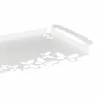 Tabaka e Shërbimit të Dizajnit të Bardhë, Beige ose Fildishtë, i bërë në Itali - Leiden Viadurini