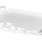 Tabaka e Shërbimit të Dizajnit të Bardhë, Beige ose Fildishtë, i bërë në Itali - Leiden Viadurini