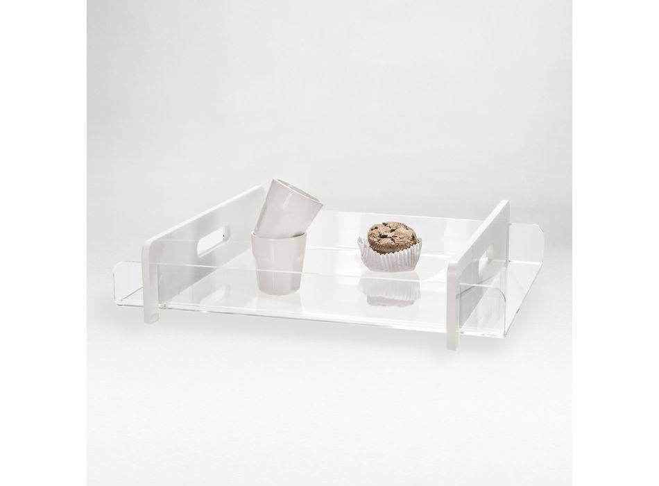 Sirtari Plexiglass Transparent Dizajni origjinal italian 3 madhësive - Faucio Viadurini