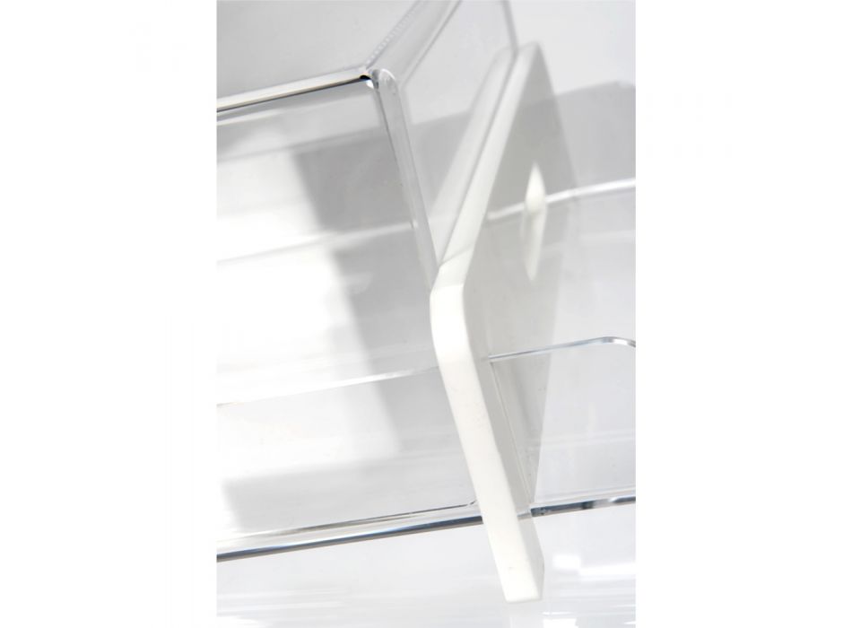 Sirtari Plexiglass Transparent Dizajni origjinal italian 3 madhësive - Faucio Viadurini