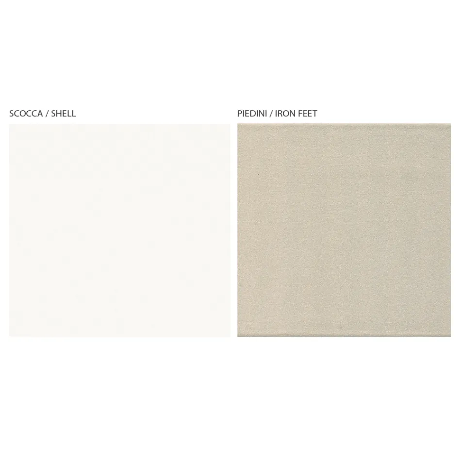 Vitrina e dhomës së ndenjes me 1 derë në të bardhë dhe përfundim Canaletto Made in Italy - Gerd Viadurini