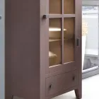 Vitrina e dhomës së ndenjes me dru bredhi të fortë Prodhuar tërësisht në Itali - Pascual Viadurini