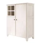 Struktura e vitrinës së dhomës së ndenjes në dru bredhi të fortë Prodhuar në Itali - Pascual Viadurini