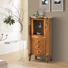 Vitrina e dhomës së ndenjes me 1 derë xhami dhe 3 sirtarë Prodhuar në Itali - Londër Viadurini