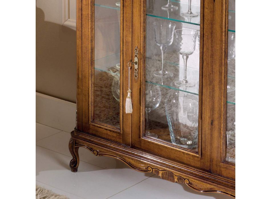 Kabineti i ekspozimit të dhomës së ndenjes prej druri me derë dhe 3 sirtarë Prodhuar në Itali - Richard Viadurini
