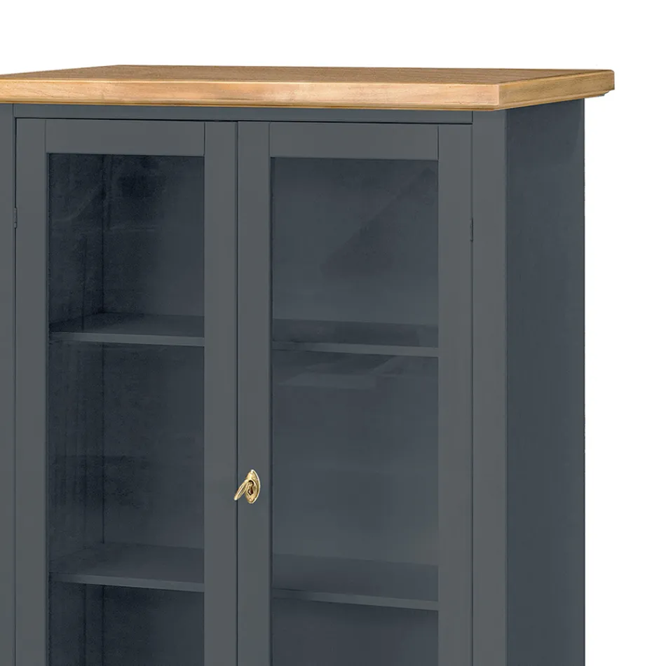 Vitron druri me 1 sirtar, 2 dyer dhe 2 rafte Made in Italy - Nanna Viadurini