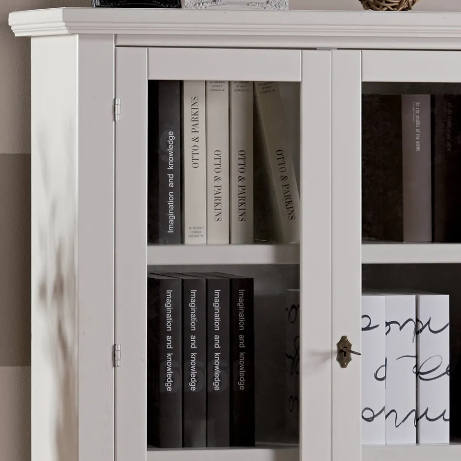 Vitron druri me 1 sirtar, 2 dyer dhe 2 rafte Made in Italy - Nanna Viadurini