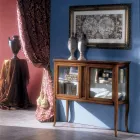 Vitrinë me dru të ngurtë Toulipier Prodhuar në Itali - Chantico Viadurini