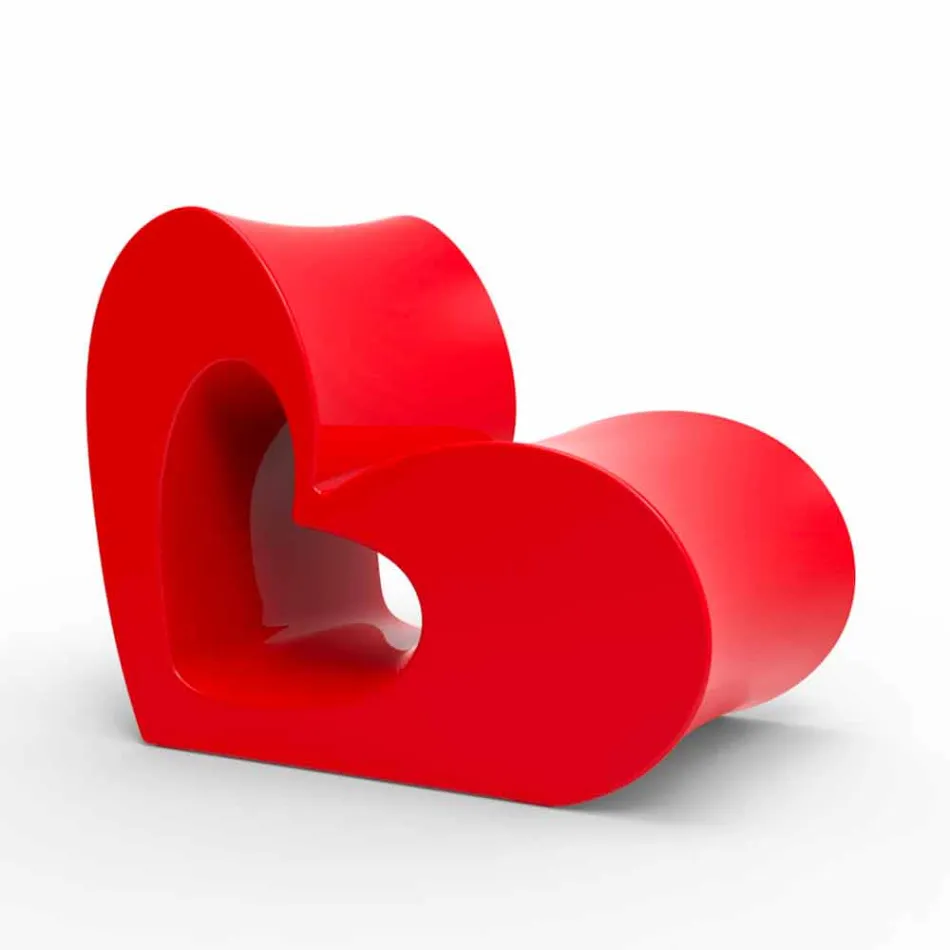 Kolltuk i jashtëm me dizajn modern Vondom Agatha me polietilen me ngjyra Viadurini