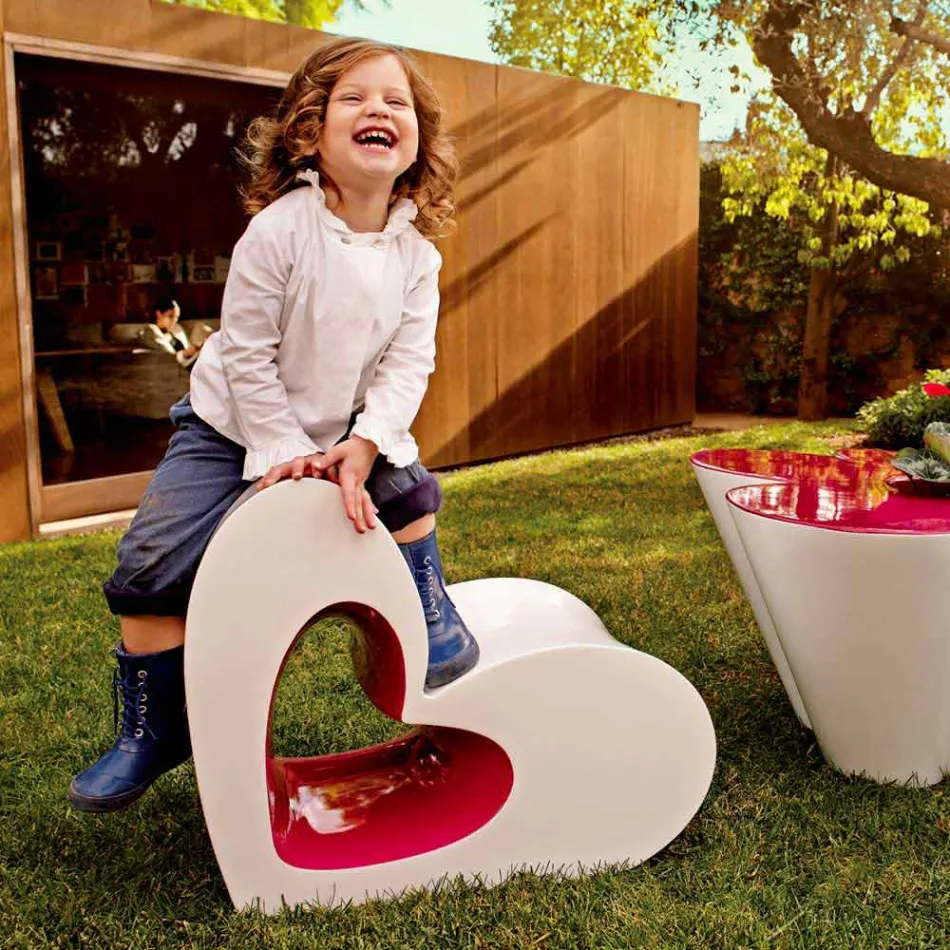 Kolltuk i jashtëm me dizajn modern Vondom Agatha me polietilen me ngjyra Viadurini