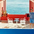 Karrige kopshti me polipropilen me dizajn modern Vondom Delta Viadurini