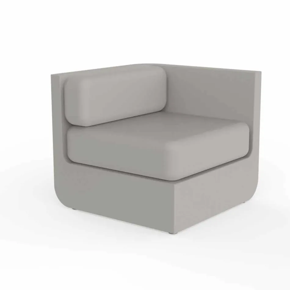 Salloni i kopshtit me dizajn taupe i përbërjes Vondom Ulm Viadurini