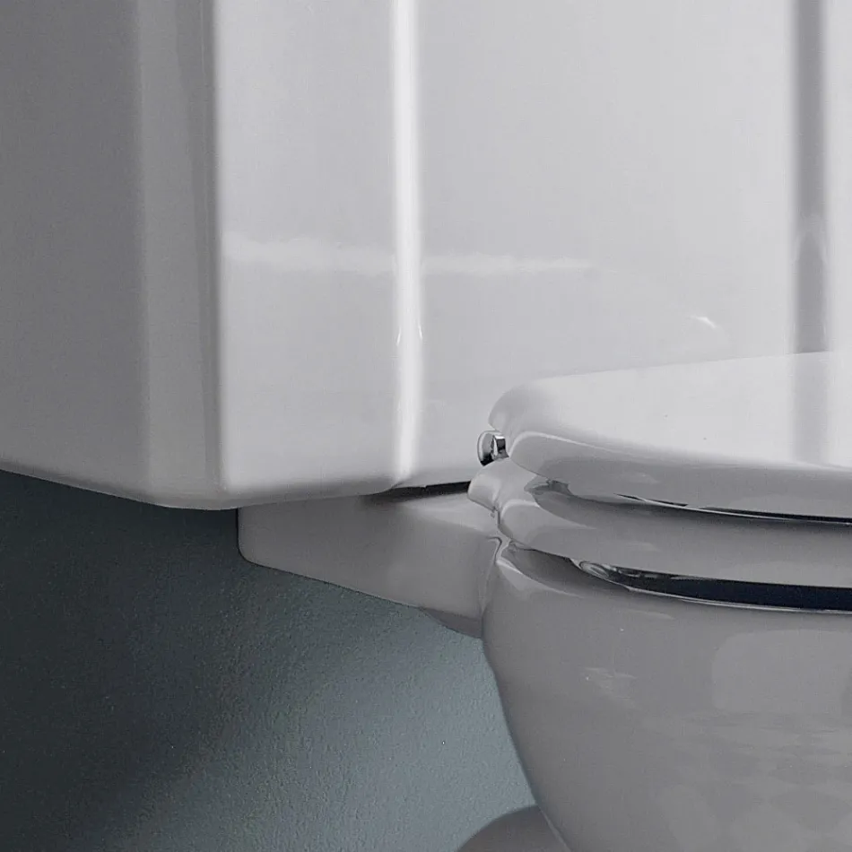 Uji Monobloc Classic në Qeramikë të Bardhë me Kuti Made në Itali - Marwa Viadurini