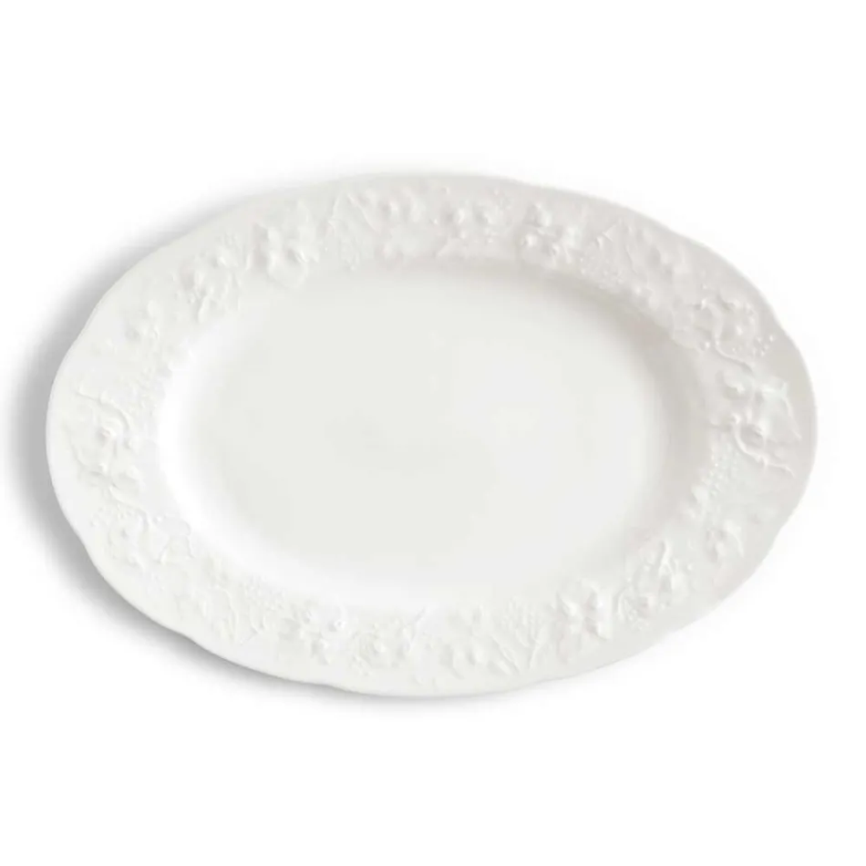 Ture të mëdha dhe tabaka në Dizajnin e Dekoruar me Porcelan të Bardhë - Gimignano Viadurini